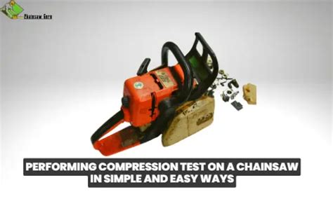 How to check compression on a chainsaw 